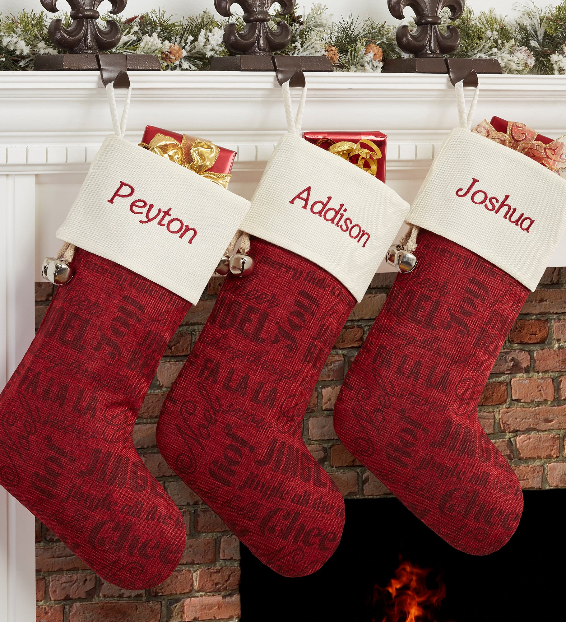Winter Melody Personalized Christmas Stockings